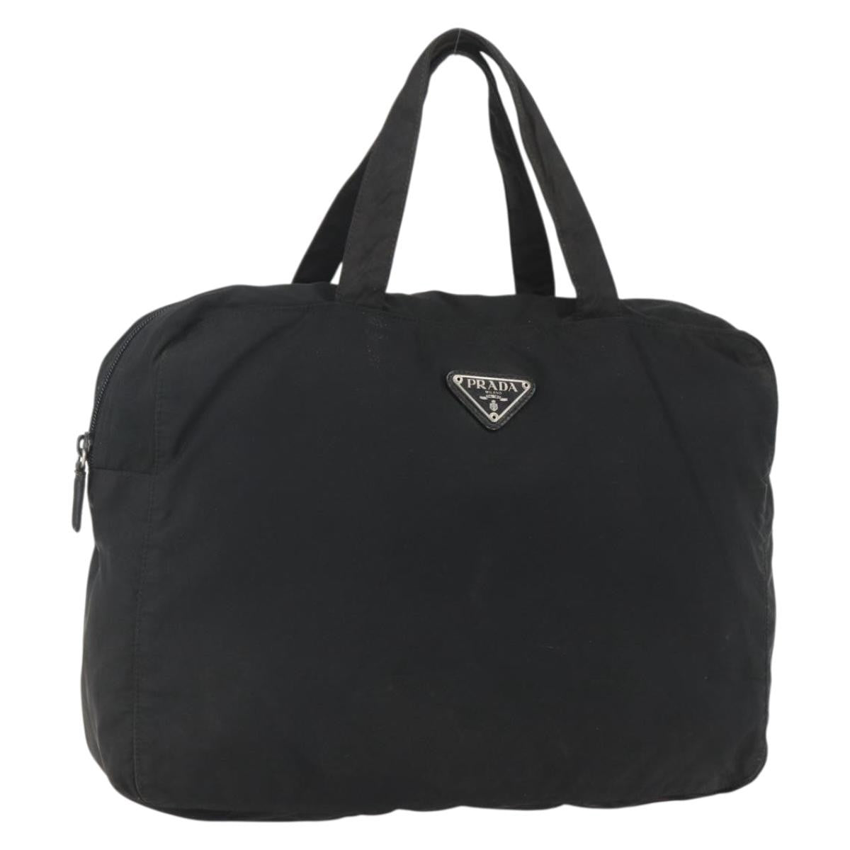 Prada Vintage Handbag Tessuto, BLACK, NYLON, Handbag