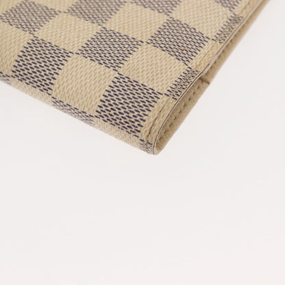 Louis Vuitton Agenda Cover Damier Azur, BEIGE, CANVAS, Toiletry Case