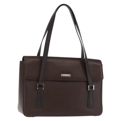 Burberry Vintage Handbag Leather, BROWN, LEATHER, Handbag