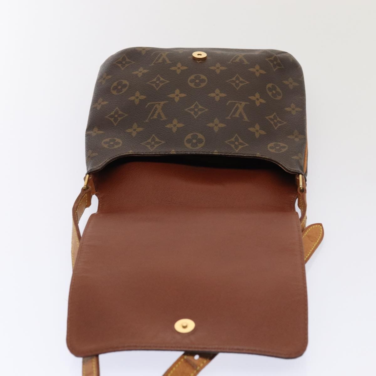 Louis Vuitton Musette Handbag Monogram Canvas, BROWN, CANVAS, Shoulder bag