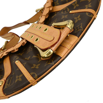 Louis Vuitton Leonor Handbag Monogram Canvas, BROWN, CANVAS, Handbag