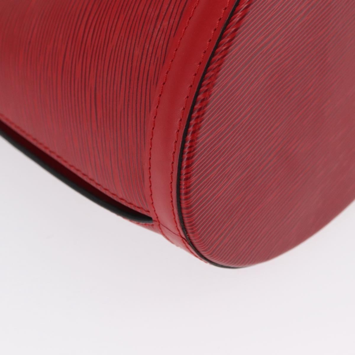 Louis Vuitton Cluny Shoulder Bag Epi Leather, RED, LEATHER, Shoulder bag