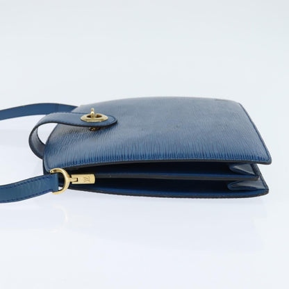 Louis Vuitton Capucines Shoulder Bag Epi Leather, BLUE, LEATHER, Shoulder bag