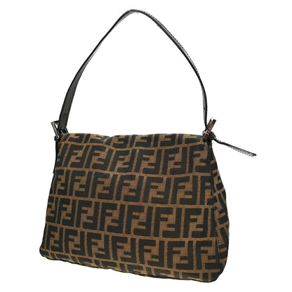 Fendi Mama Forever Bag Zucca Canvas, BROWN, CANVAS, Handbag