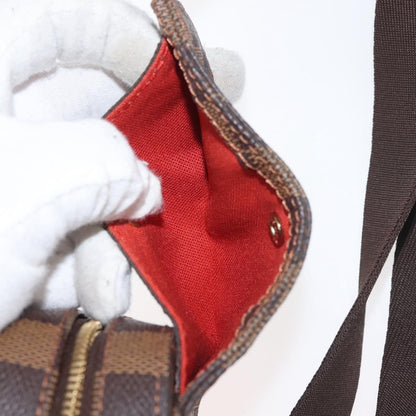 Louis Vuitton Geronimos Waist Bag Damier, BROWN, CANVAS, Shoulder bag