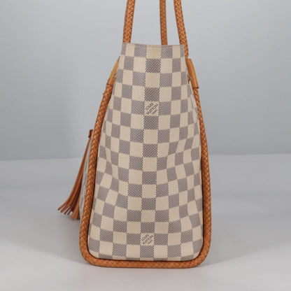 Louis Vuitton Propriano Handbag Damier, WHITE, CANVAS, Tote bag
