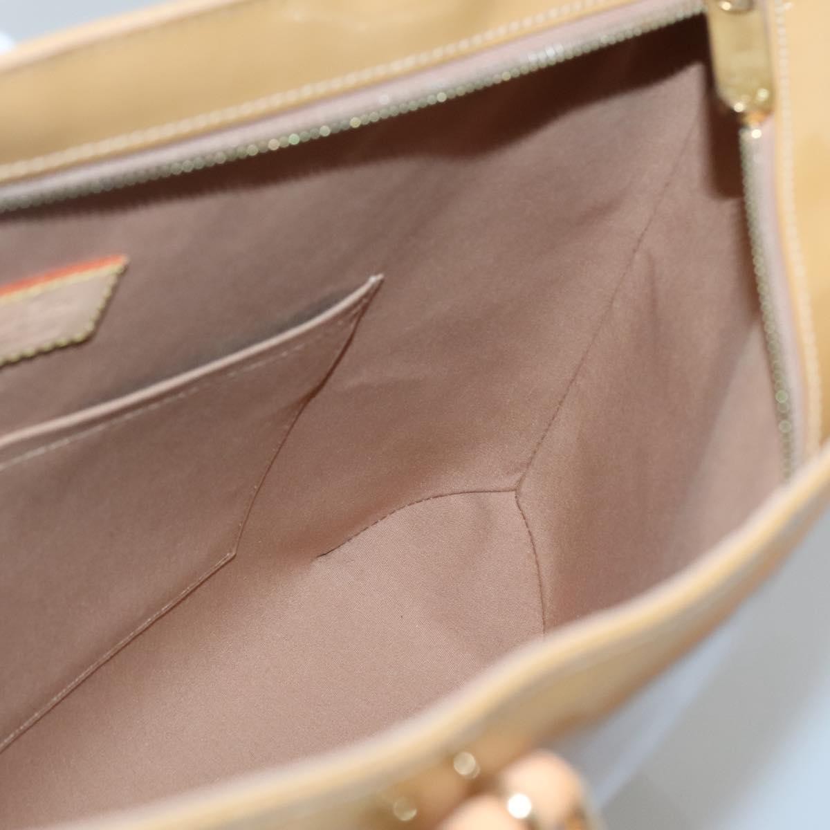 Louis Vuitton Brentwood Handbag Monogram Vernis, BROWN, PATENT_LEATHER, Shoulder bag