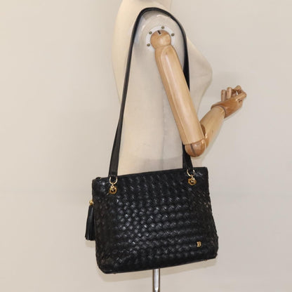 Bally Vintage Shoulder Bag Quilted leather, Black, Leather, Shoulder Bag