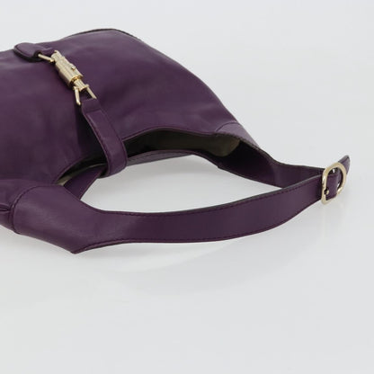 Gucci Jackie Original Shoulder Bag Leather, Purple, Leather, Handbag