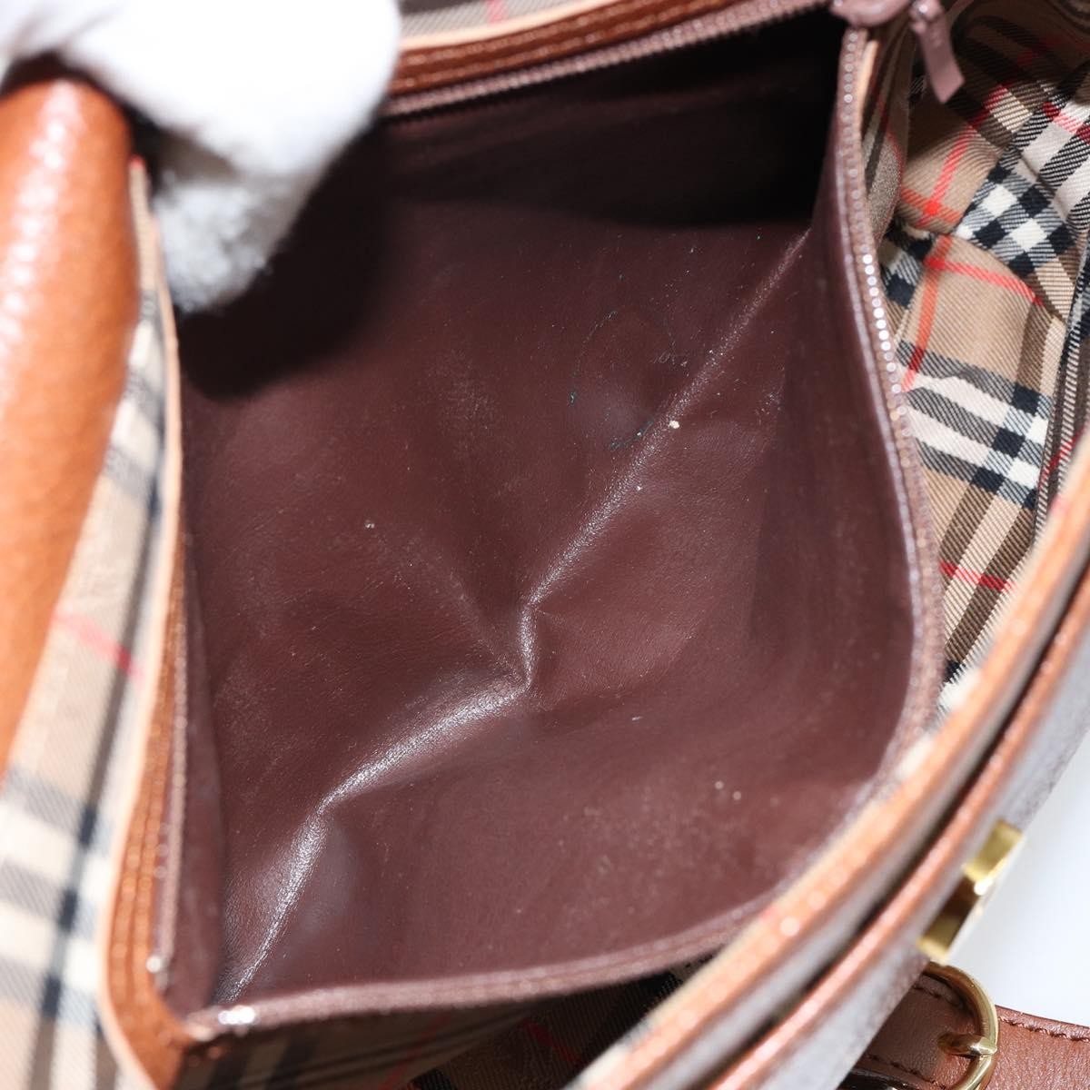 Burberry Flap Shoulder Bag Leather, BEIGE, LEATHER, Shoulder bag