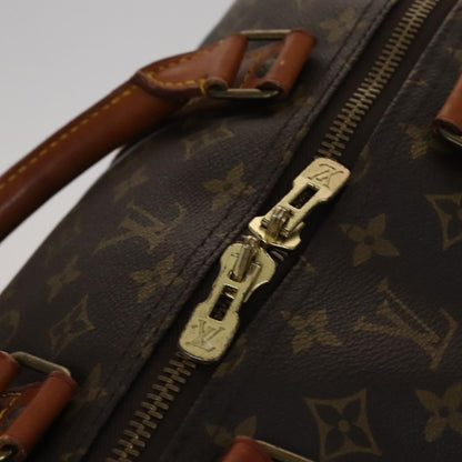 Louis Vuitton Keepall Bandouliere Bag Monogram Canvas, BROWN, CANVAS, Travel bag
