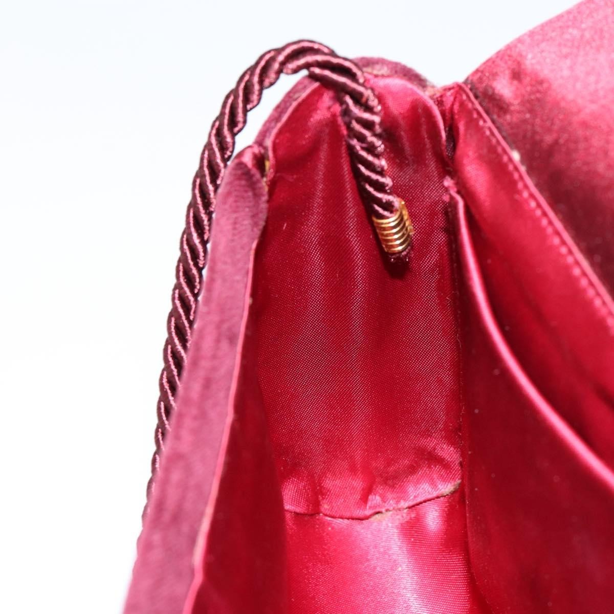 Bally Vintage Shoulder Bag Velvet, RED, VELVET, Shoulder bag