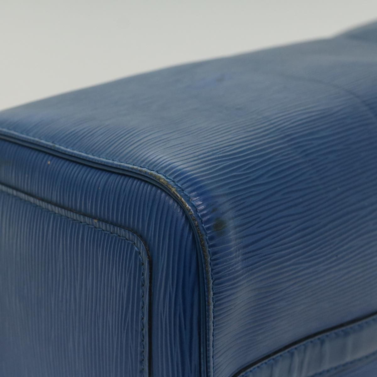 Louis Vuitton Speedy Handbag Epi Leather, BLUE, LEATHER, Handbag