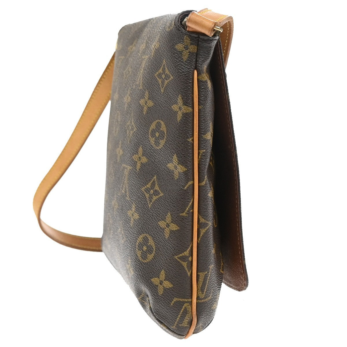 Louis Vuitton Musette Salsa Handbag Monogram Canvas, BROWN, CANVAS, Shoulder bag