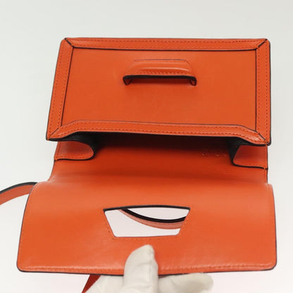 Loewe Barcelona Shoulder Bag Leather, ORANGE, LEATHER, Shoulder bag