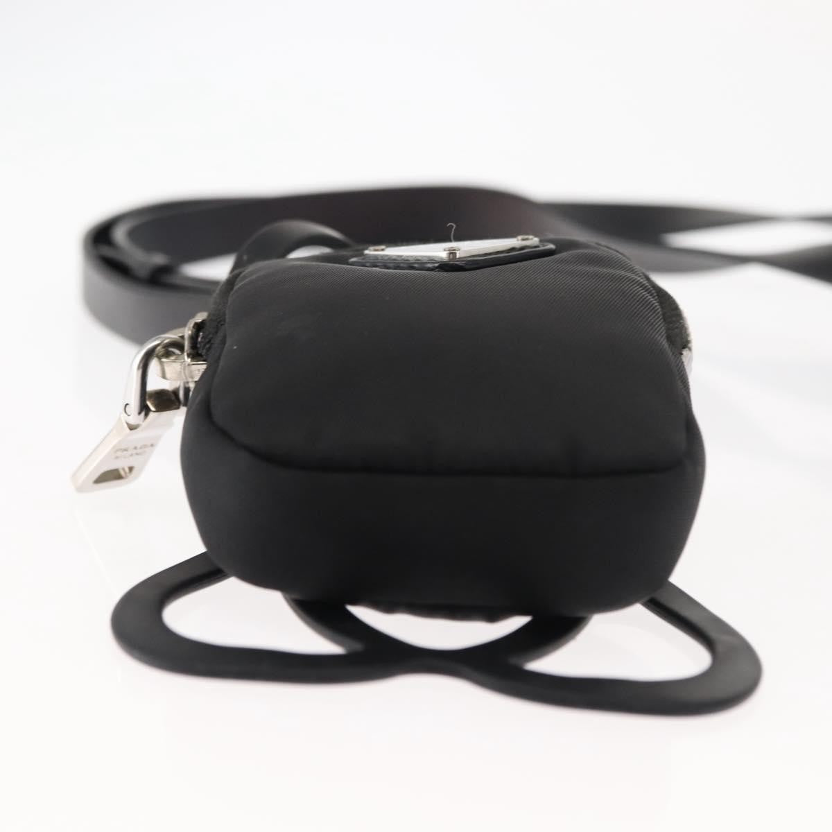 Prada Cargo Phone Holder Crossbody Bag Tessuto, BLACK, NYLON, Crossbody bag