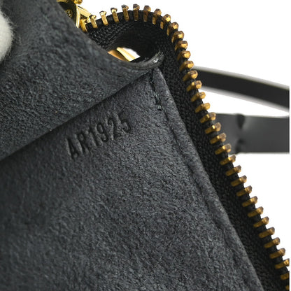 Louis Vuitton Pochette Accessoires Epi Leather, Black, Leather, Clutch