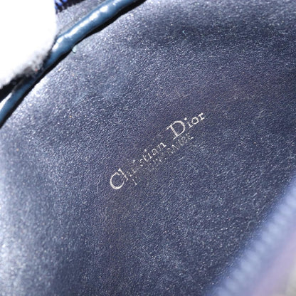 Christian Dior Vintage Trotter Shoulder Bag Canvas, NAVY, CANVAS, Shoulder bag