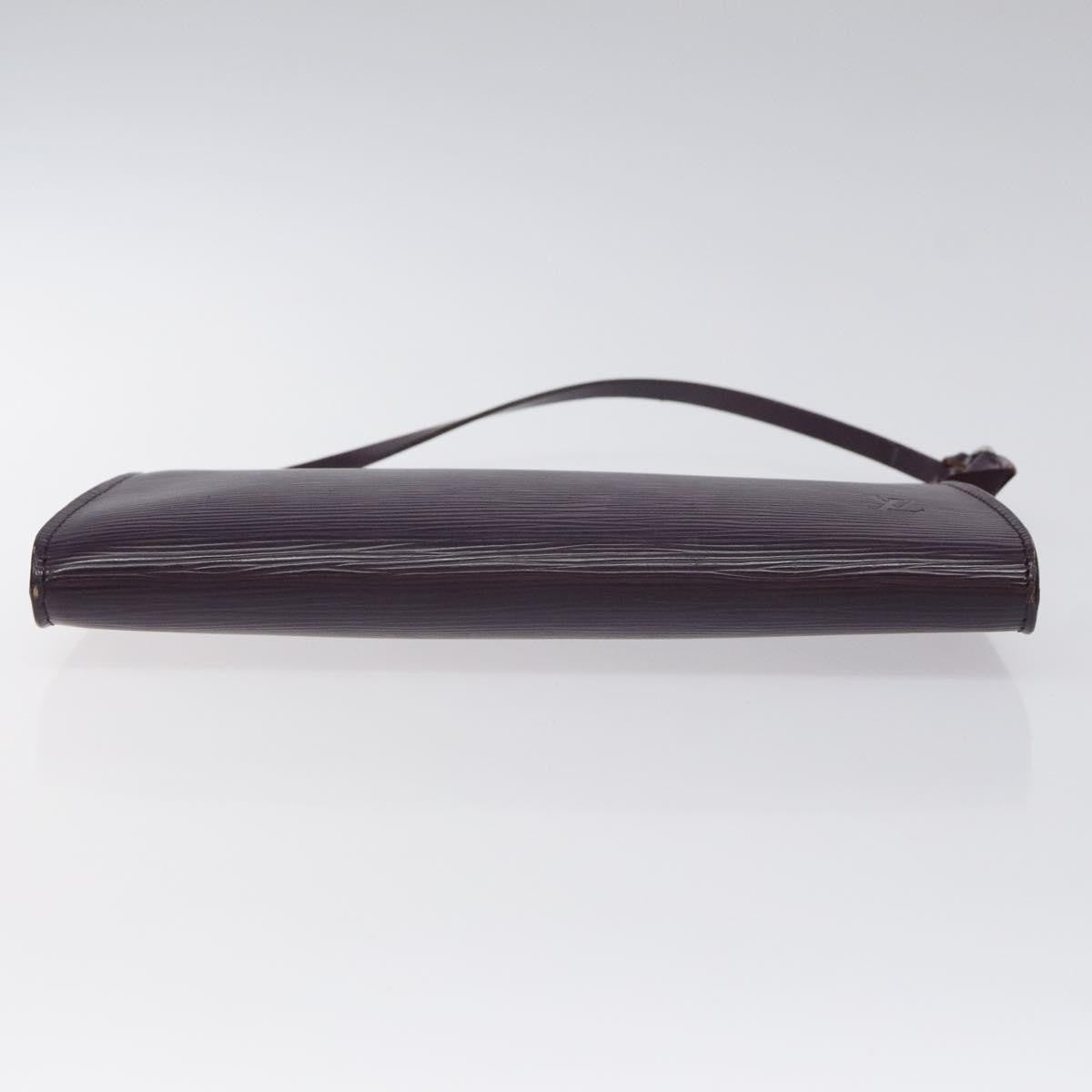 Louis Vuitton Pochette Accessoires Epi Leather, PURPLE, LEATHER, Clutche & pouche