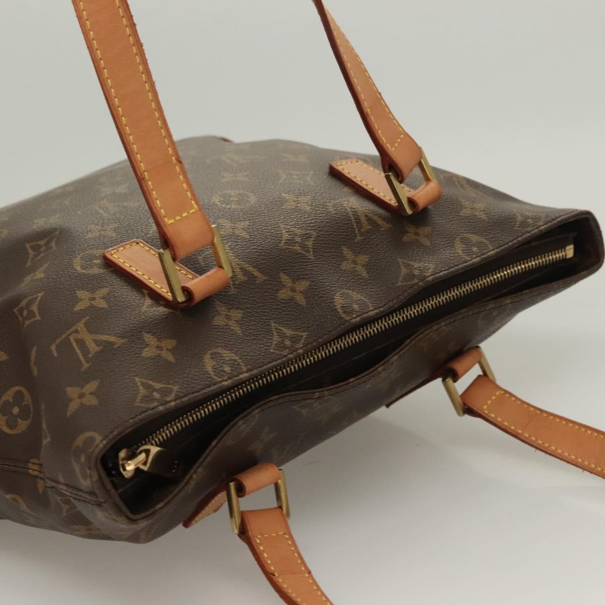 Louis Vuitton Cabas Piano Monogram Canvas, BROWN, CANVAS, Tote bag