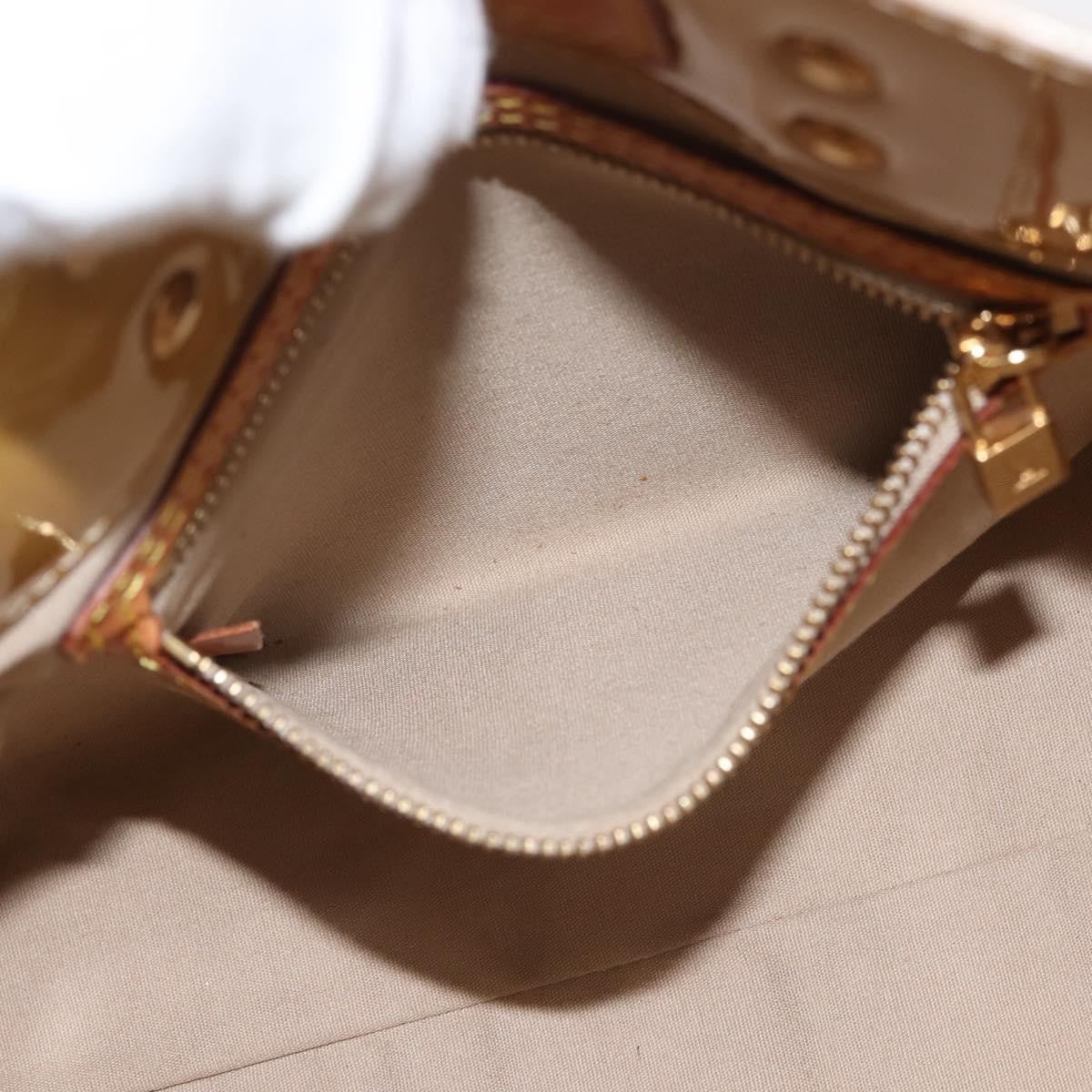 Louis Vuitton Reade Handbag Monogram Vernis, BEIGE, PATENT_LEATHER, Handbag