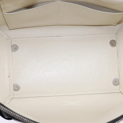Celine Belt Bag Textured Leather, GRAY, LEATHER, Handbag