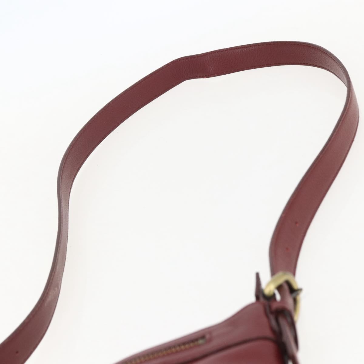 Burberry Vintage Shoulder Bag Leather, RED, LEATHER, Shoulder bag