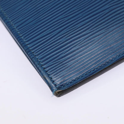 Louis Vuitton Pochette Jour Epi Leather, BLUE, LEATHER, Clutche & pouche