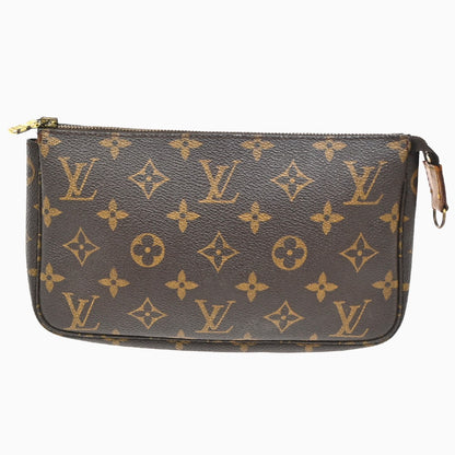 Louis Vuitton Pochette Accessoires NM Monogram Canvas, BROWN, CANVAS, Clutche & pouche
