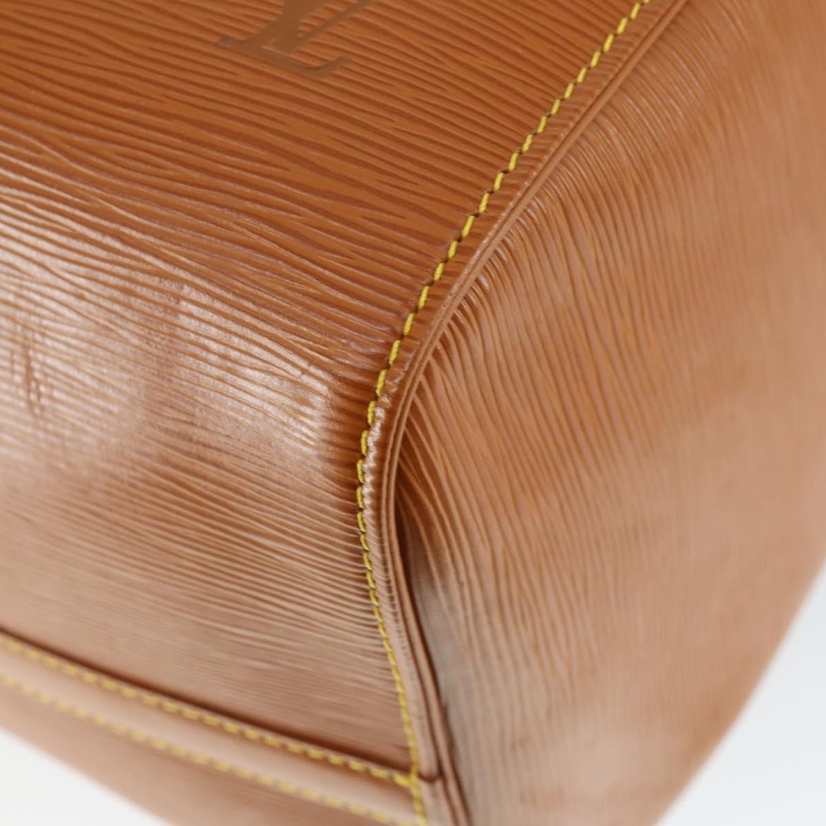 Louis Vuitton Keepall Bag Epi Leather, BROWN, LEATHER, Travel bag