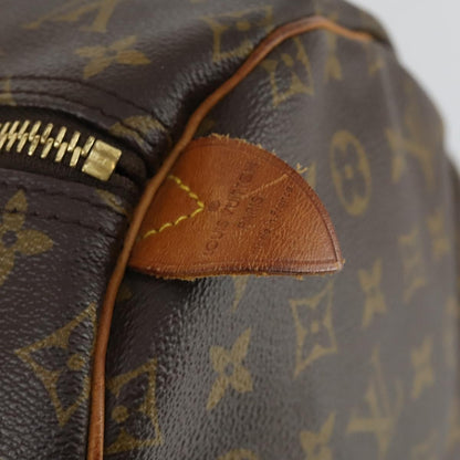 Louis Vuitton Keepall Bag Monogram Canvas, BROWN, CANVAS, Travel bag