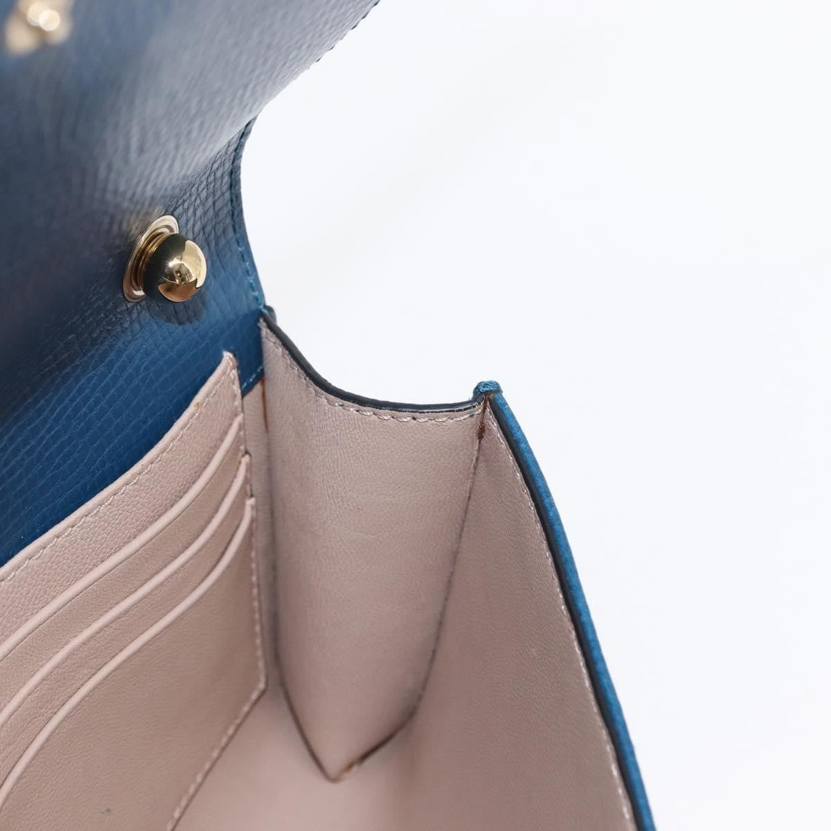 Chloe Vintage Shoulder Bag Leather, Blue, Leather, Shoulder Bag