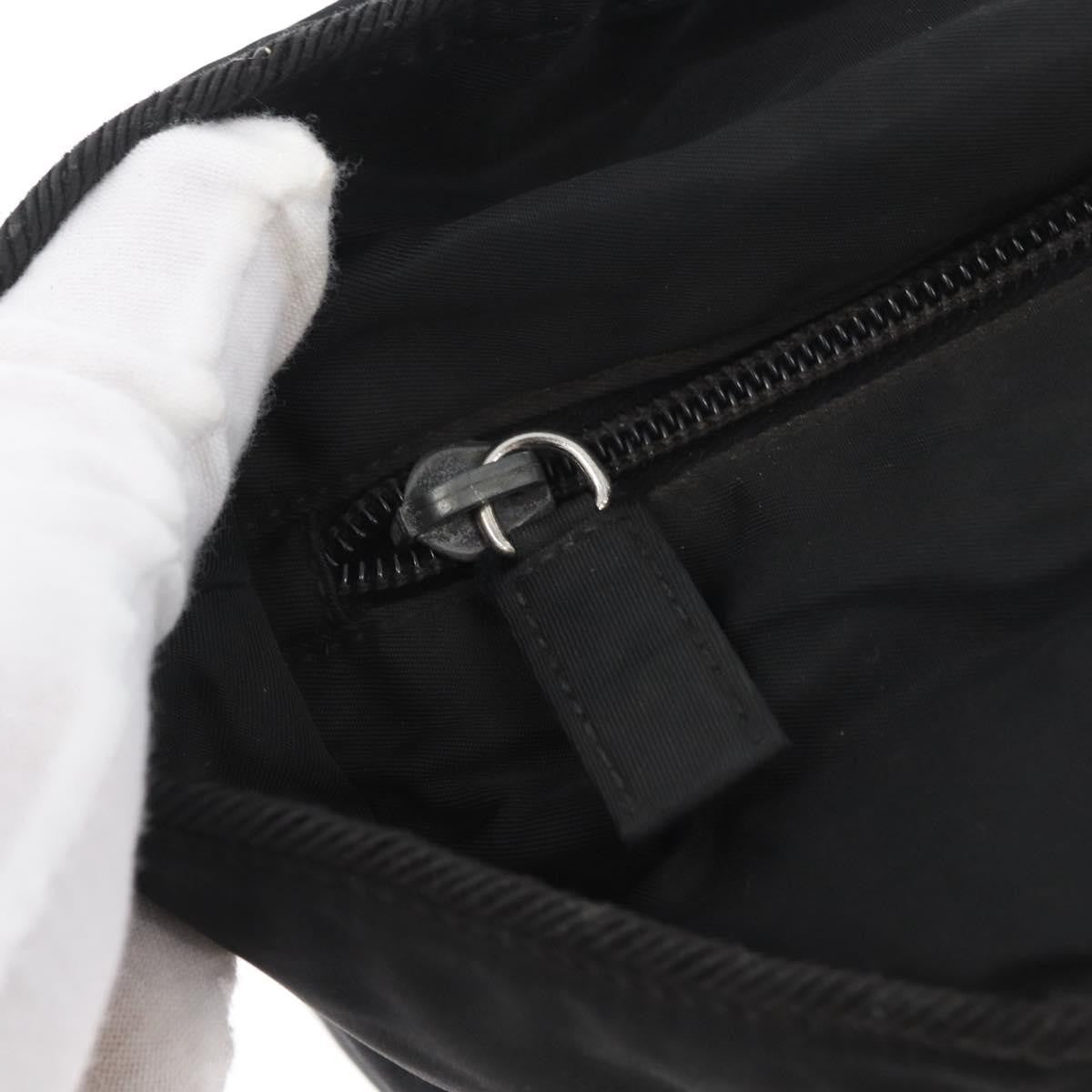 Prada Vintage Zip Tote Tessuto, BLACK, NYLON, Tote bag