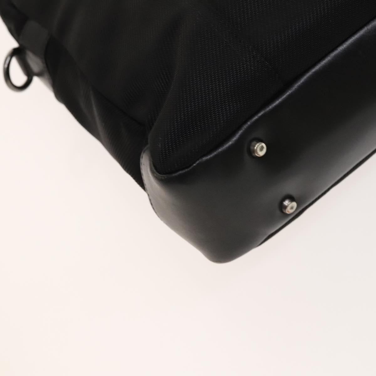 Burberry Black Label Business Bag Canvas, BLACK, CANVAS, Briefcase