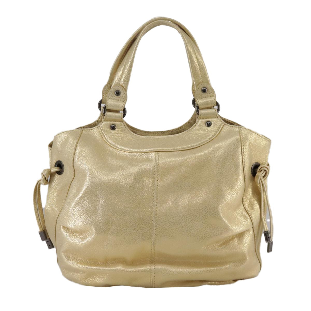 Burberry Blue Label Handbag Leather, GOLD, LEATHER, Handbag