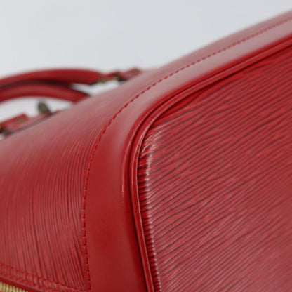 Louis Vuitton Alma Handbag Epi Leather, RED, LEATHER, Handbag
