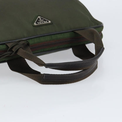 Prada Vintage Handbag Tessuto, KHAKI, NYLON, Handbag