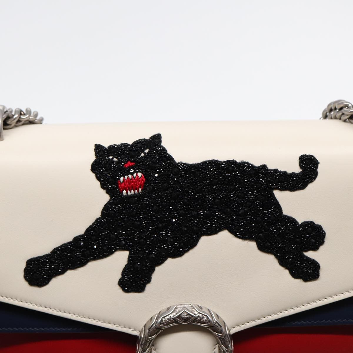 Gucci Dionysus Bag Embellished Leather, Multicolour, Leather, Shoulder Bag