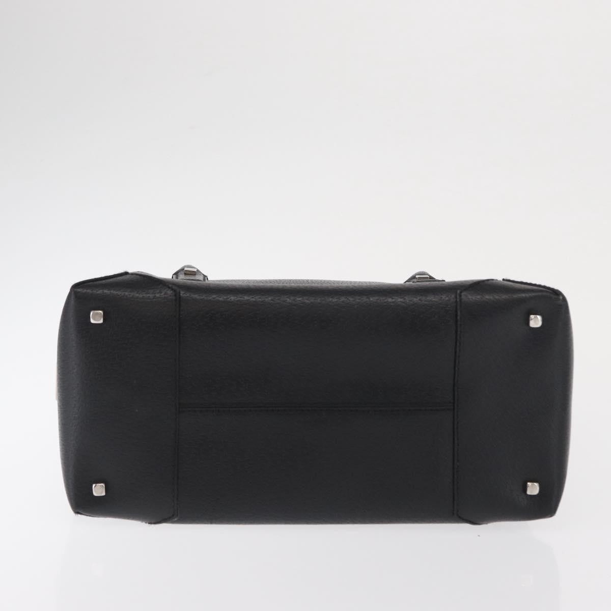 Salvatore Ferragamo Vintage Handbag Leather, BLACK, LEATHER, Handbag