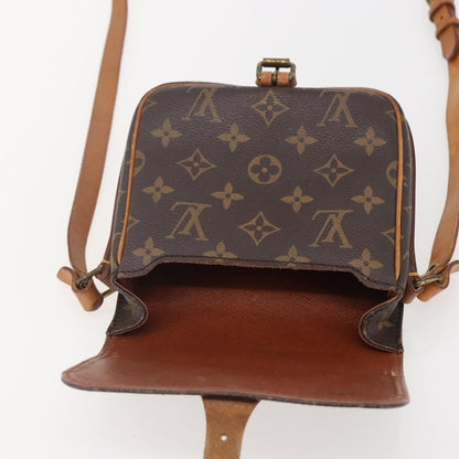 Louis Vuitton Cartouchiere Handbag Monogram Canvas, BROWN, CANVAS, Shoulder bag