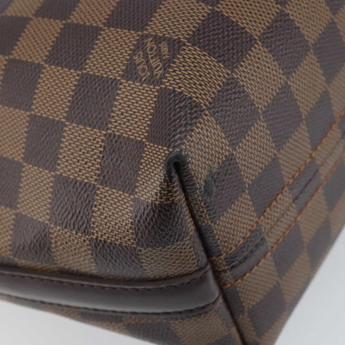 Louis Vuitton Illovo Handbag Damier, BROWN, CANVAS, Handbag