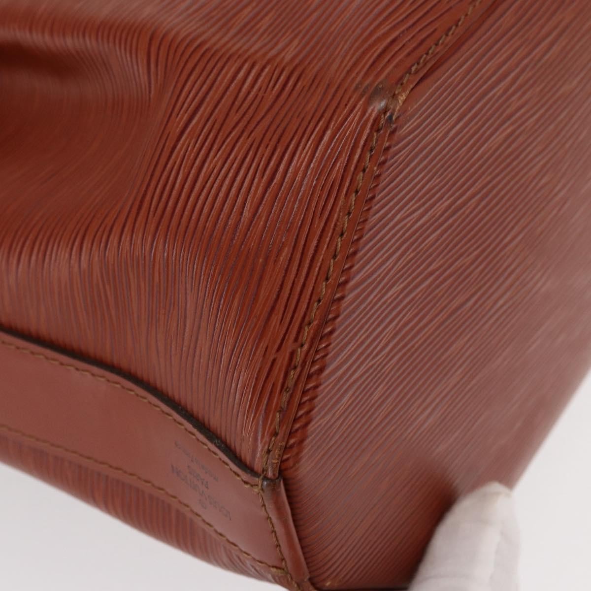 Louis Vuitton Vintage Sac d'Epaule Handbag Epi Leather, BROWN, LEATHER, Shoulder bag