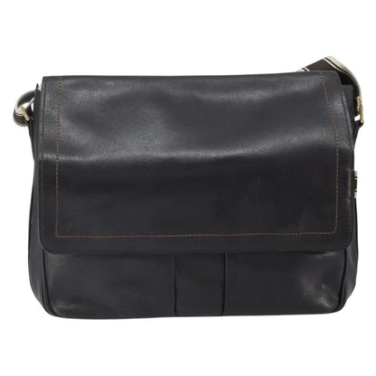 Salvatore Ferragamo Vintage Shoulder Bag Leather, BROWN, LEATHER, Shoulder bag