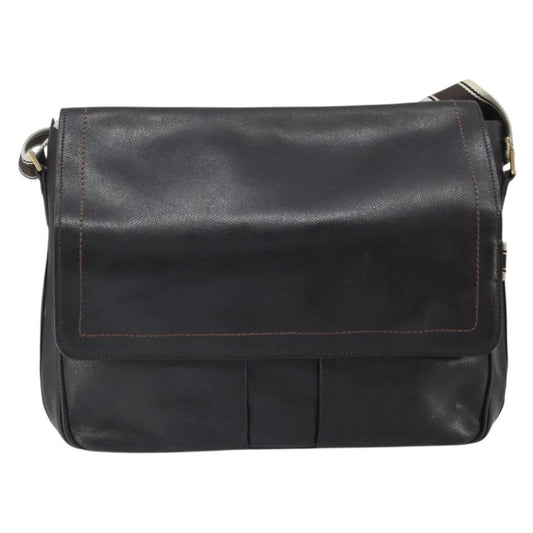Salvatore Ferragamo Vintage Shoulder Bag Leather, BROWN, LEATHER, Shoulder bag