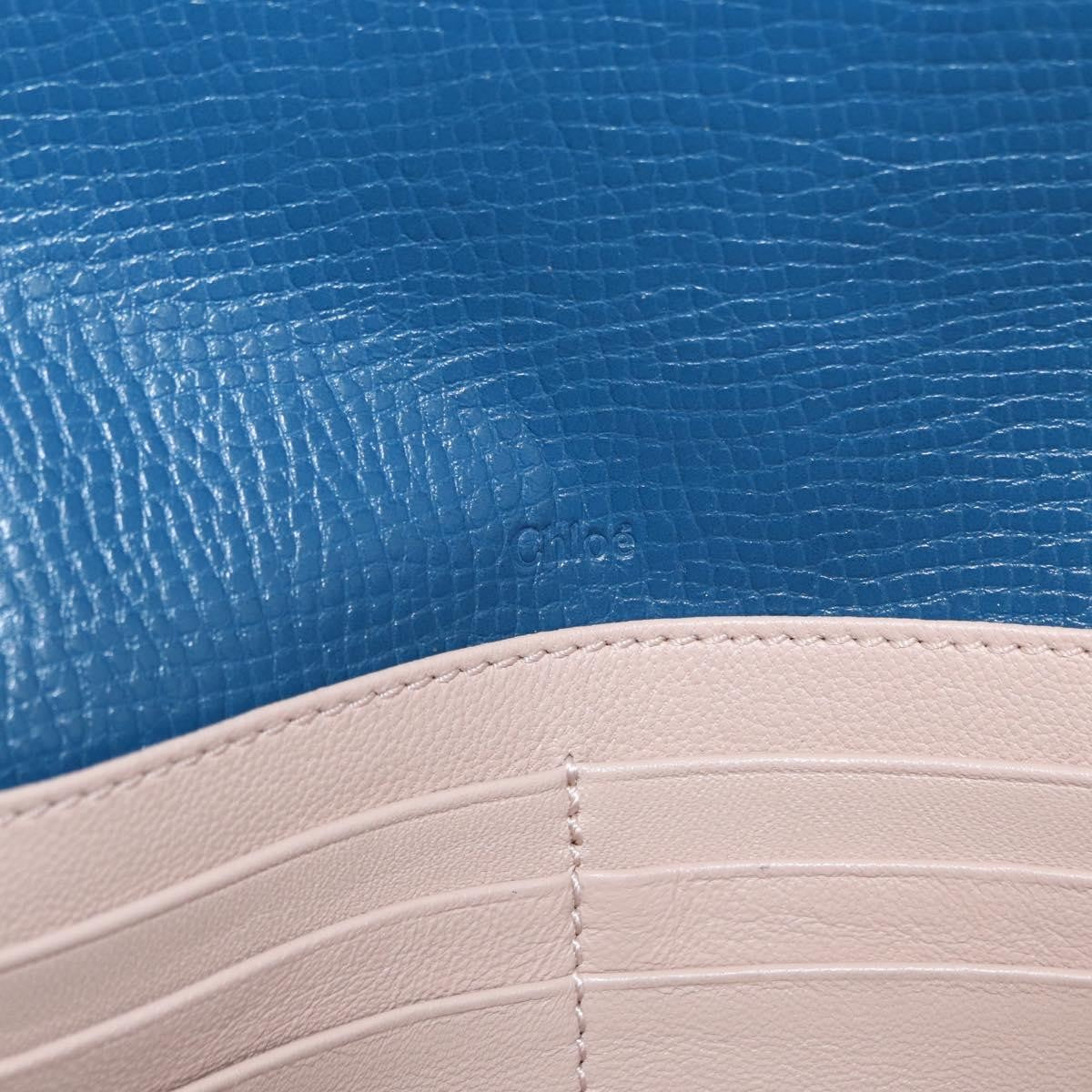 Chloe Vintage Shoulder Bag Leather, Blue, Leather, Shoulder Bag