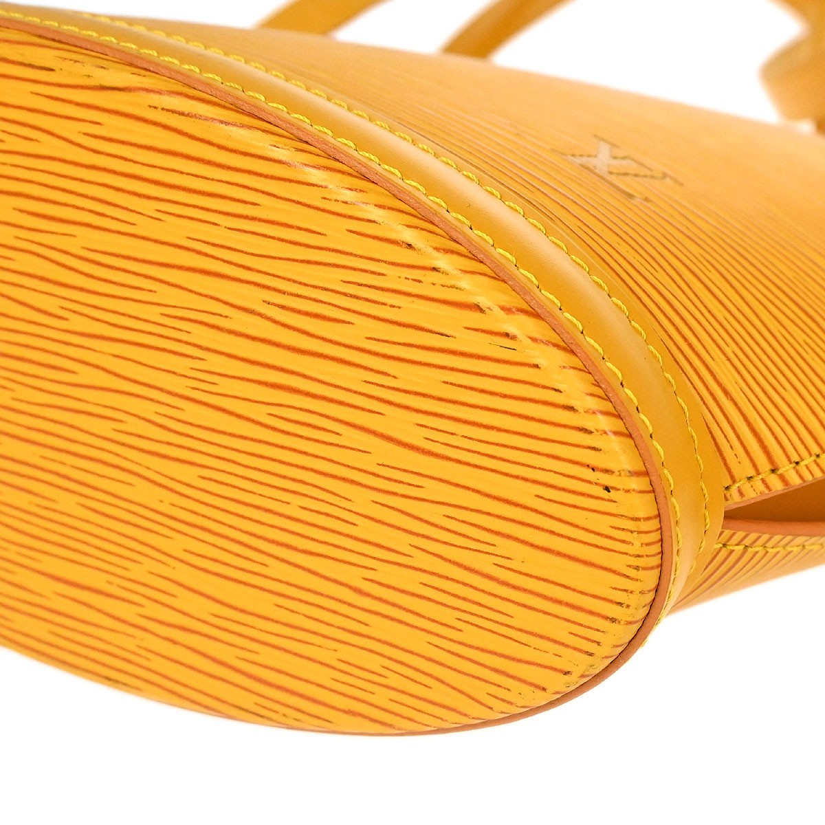 Louis Vuitton Saint Jacques Handbag Epi Leather, Yellow, Leather, Shoulder Bag