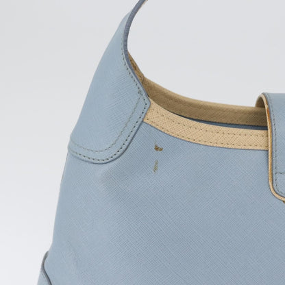 Salvatore Ferragamo Gancini Shoulder Bag Leather, BLUE, LEATHER, Shoulder bag