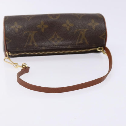Louis Vuitton Papillon Pochette Monogram Canvas, BROWN, CANVAS, Clutche & pouche