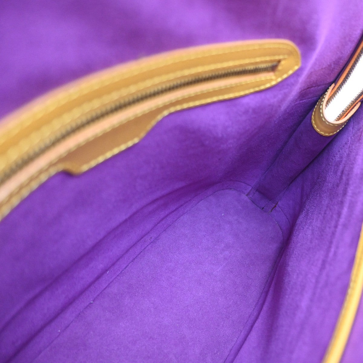 Louis Vuitton Lussac Handbag Epi Leather, YELLOW, LEATHER, Shoulder bag