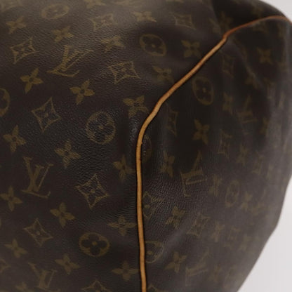Louis Vuitton Keepall Bag Monogram Canvas, BROWN, CANVAS, Travel bag